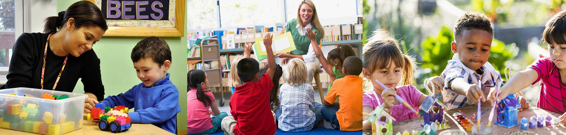 Northern Virginia Academy of Early Learning - collage of daycare, educational childcare, preschool, summer camp activities