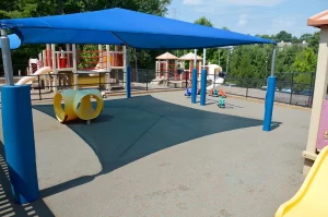 Northern Virginia Academy of Early Learning Landsdowne I Campus - covered playground area for infants and toddlers